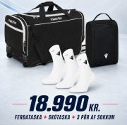 Ferðapakkinn (Ferðataska á hjólum+Skótaska+Sokkar)