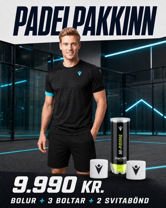 Padelpakkinn (Bolur+boltar+svitaband)