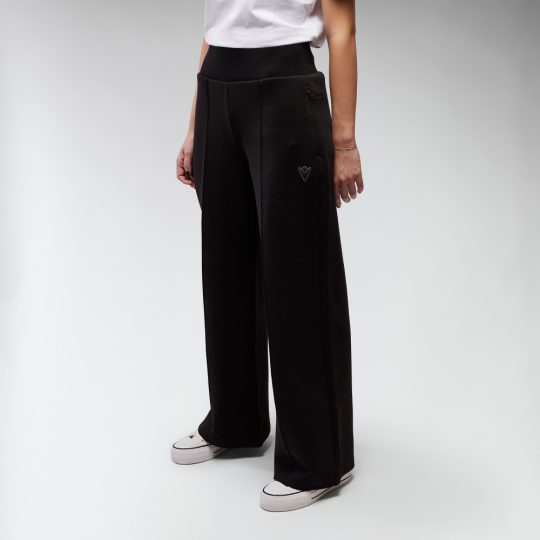 Víðar bómullarbuxur / Wide-leg pants (Corsola)